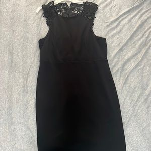 Altard State Black Dress with Lace